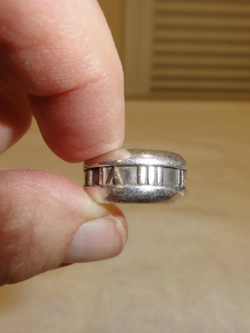 Tiffany & Co. Atlas Sterling Silver 925 Ring Size 5.5